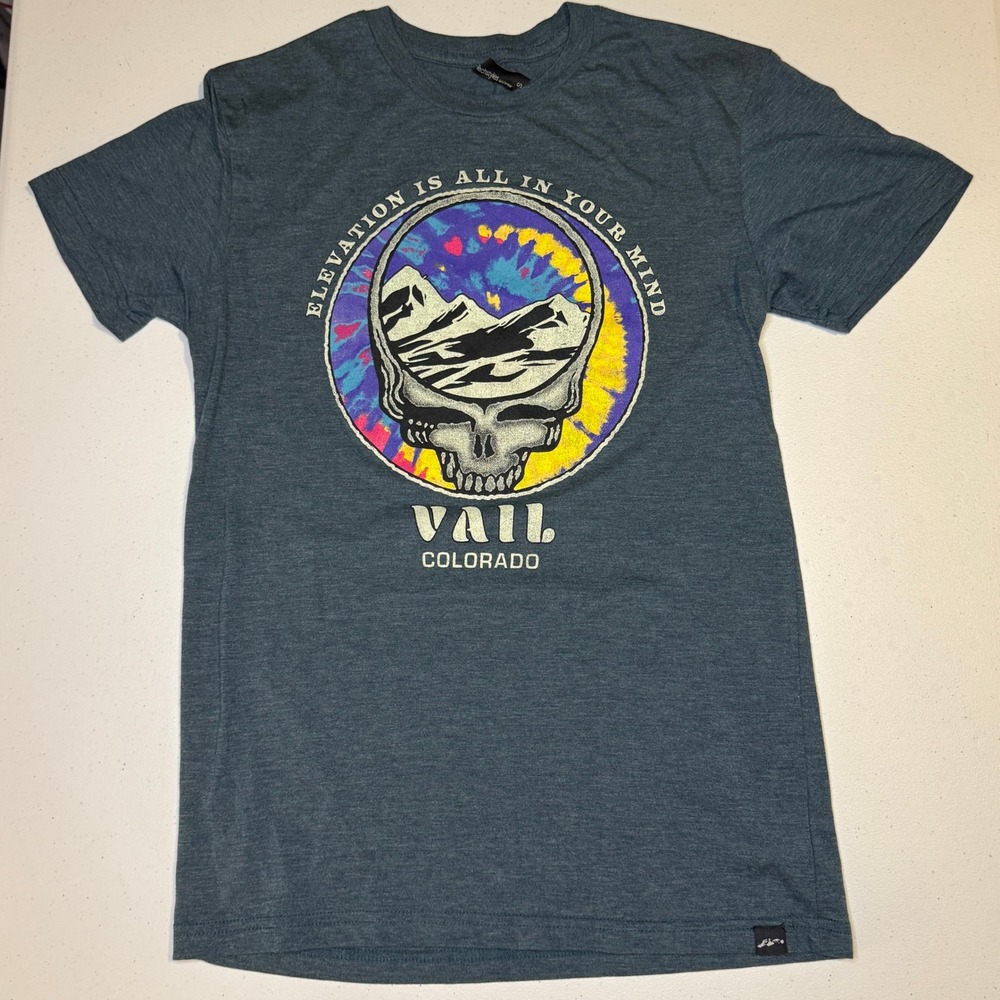 Vail Colorado Techstyles Graphic Tee - Size S (Unisex)